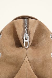 Bolso Lolita mediano ante con tachas, natural