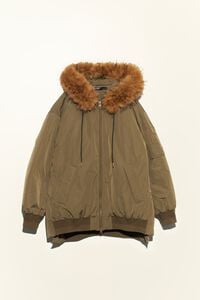 Anorac de plomes bomber caqui