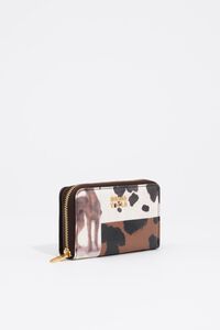 Cartera solapa patchwork chocolate