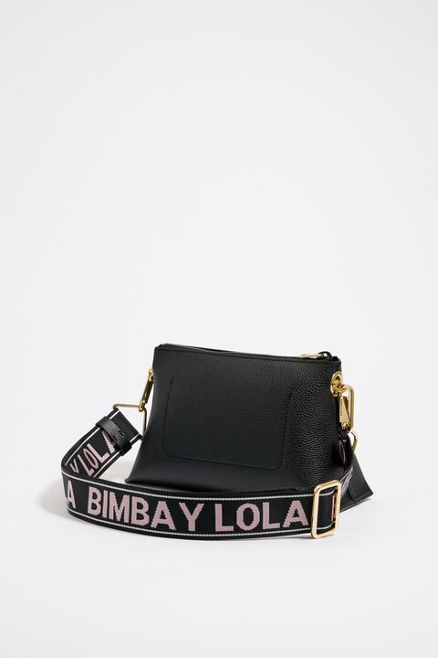 Spanish BIMBA Y LOLA TAN Pebbled Leather Shoulder Handbag - 11