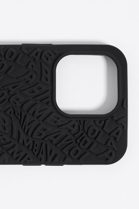 iPhone 13 Pro Max silicone case black logo