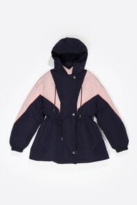 Ink drawstring waist down jacket