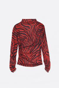 Red Zebra fitted T-shirt