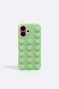 Green iPhone 17 silicone case