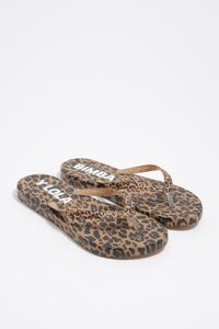 Chancla flip flop Leopard natural