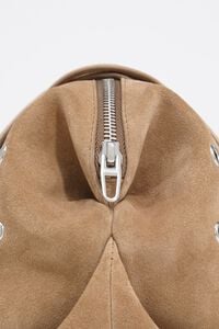 Lolita medium suede bag with studs, natural