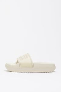 White platform flip-flop