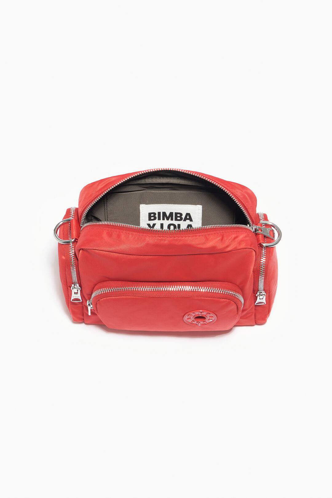 Cloth crossbody bag Bimba y Lola Red in Cloth - 23338509