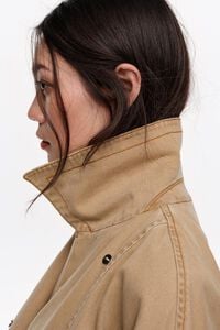 Kurtka kopertowa efekt sprania camel