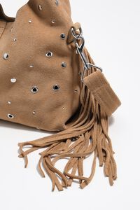 Small Paper handbag in natural suede