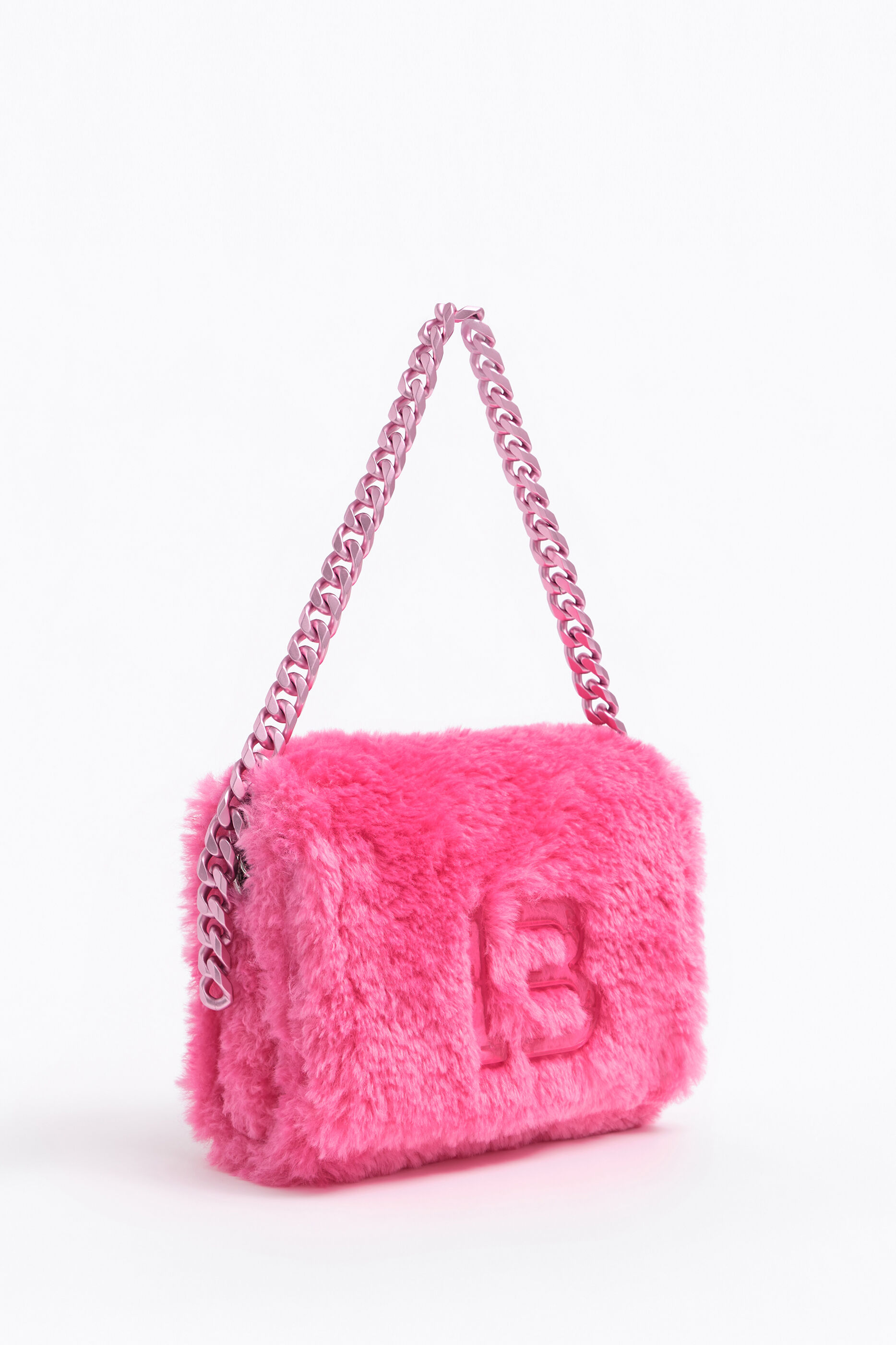 Bolso M pelo rosa