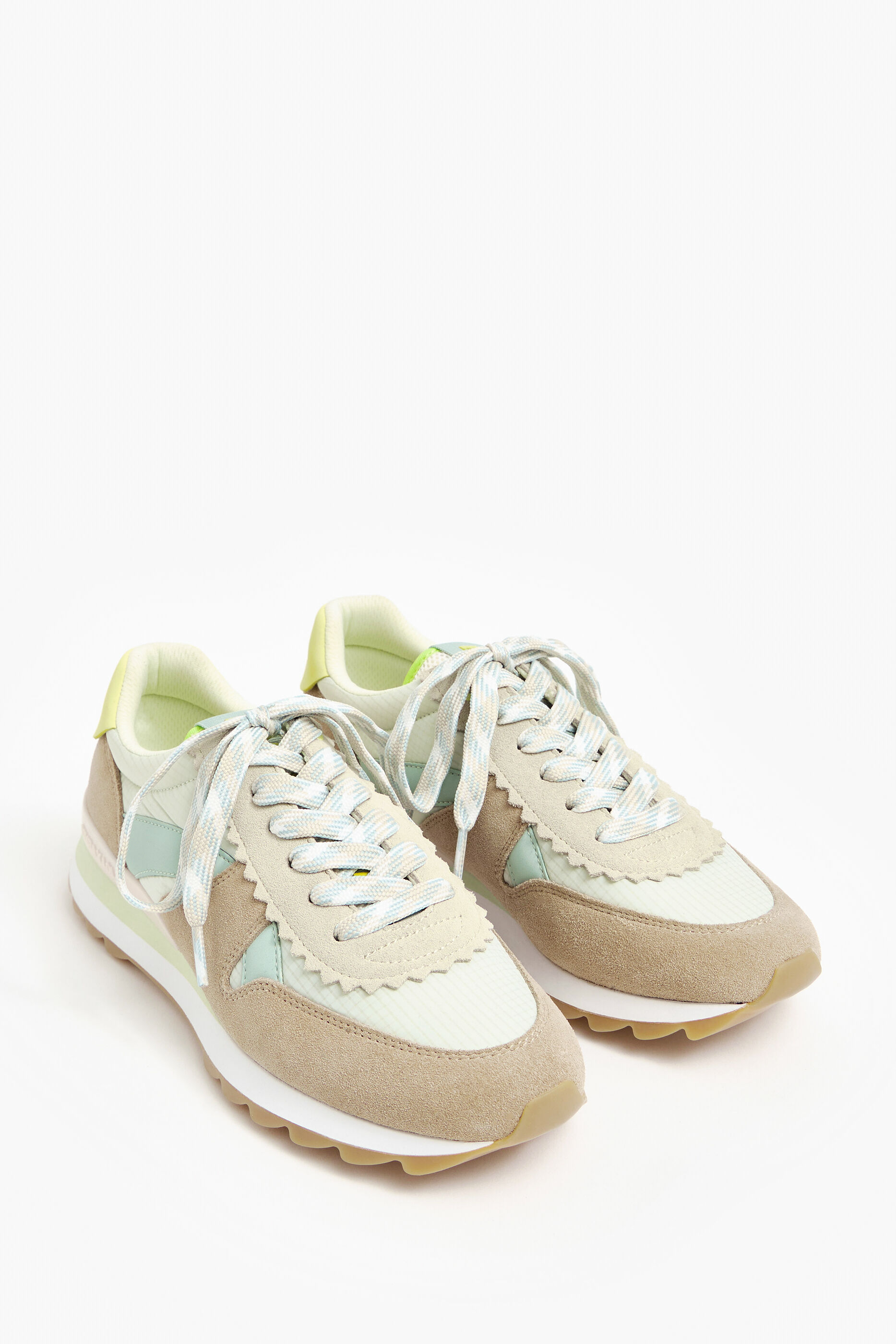 Sneakers technisch lichtblauw