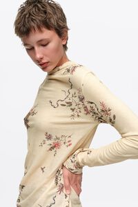 Camiseta algod&oacute;n fruncida romantic sweet vainilla