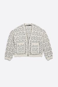 C&aacute;rdigan corto marfil