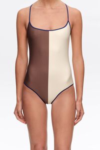 Ba&ntilde;ador bicolor chocolate y marfil