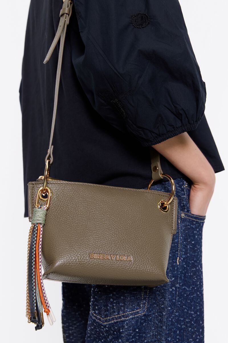 Sling Bag Bimba Y Lola Carteras PequeÃ±as Bimba Bolso Negro Piel - Main Image