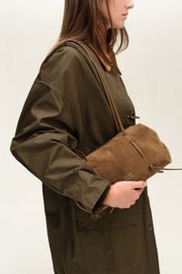 Olive suede Lolita bag