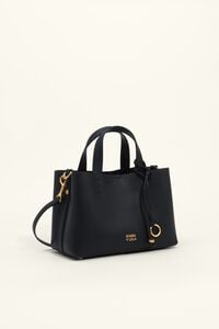 Bolso tote Chihuahua mediano piel negro