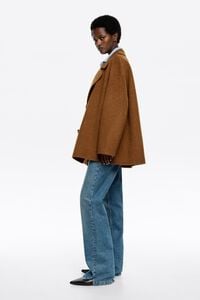 Chaquetón doble faz corto tofe