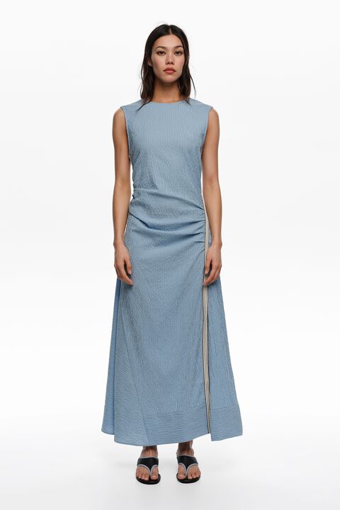 blue tulle dresses Ocean Blue Tulle Prom Dress with Beaded Bodice  loveangeldress