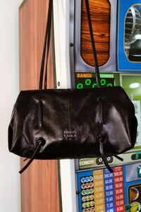 Burgundy leather Lolita bag