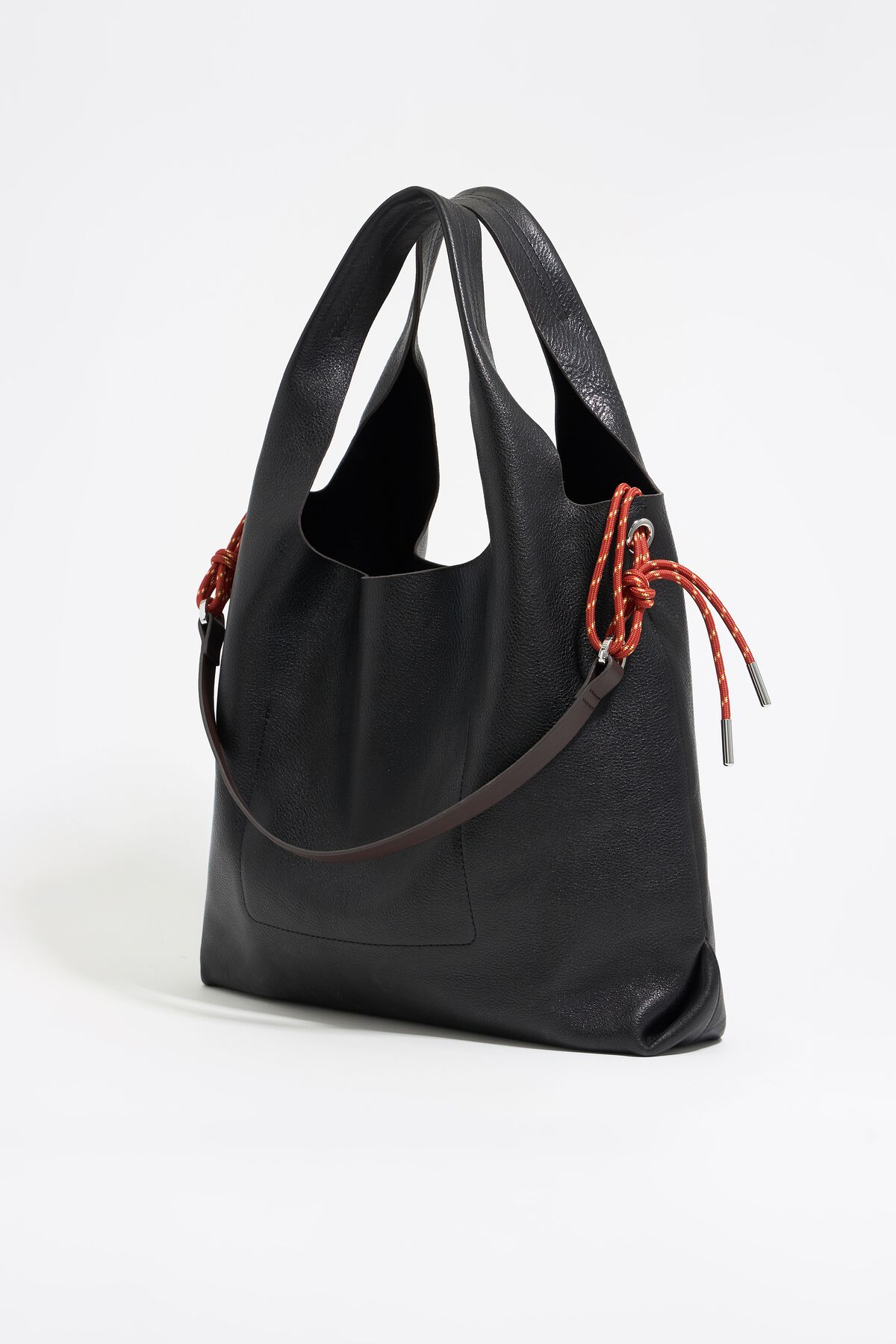 Bolso Tote Bolso Negro De Bimba Y Lola Bolso Paper Grande Piel Negro