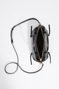 Mini black leather Lolita bag