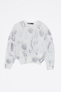 Jersey lúrex Cactus Lápiz blanco