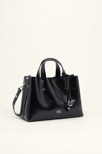 Bolso tote Chihuahua grande piel negro