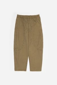 Pantal&oacute;n jogger pespuntes decorativos camel