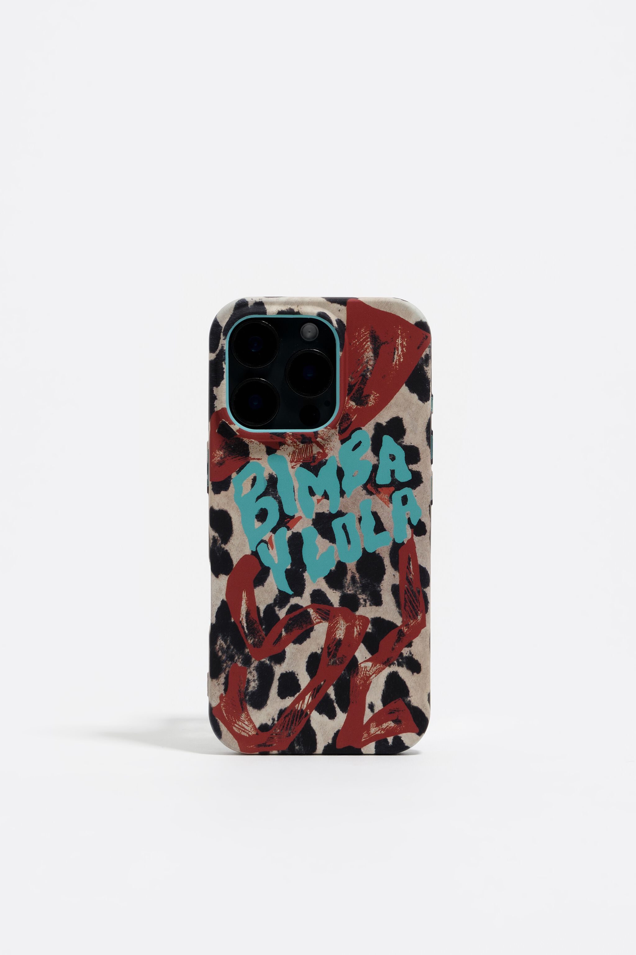 Leopard bow iPhone 16 Pro rigid case