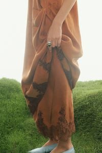 Toffee camisole dress with knot