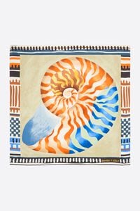 Pa&ntilde;uelo caracola naranja