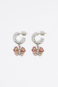 Pendientes aro mariposa