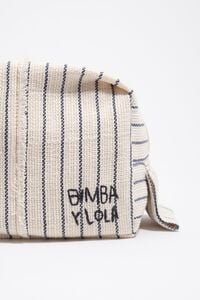 Neceser mediano algod&oacute;n crudo