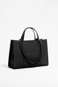 Bolso shopper grande nylon negro