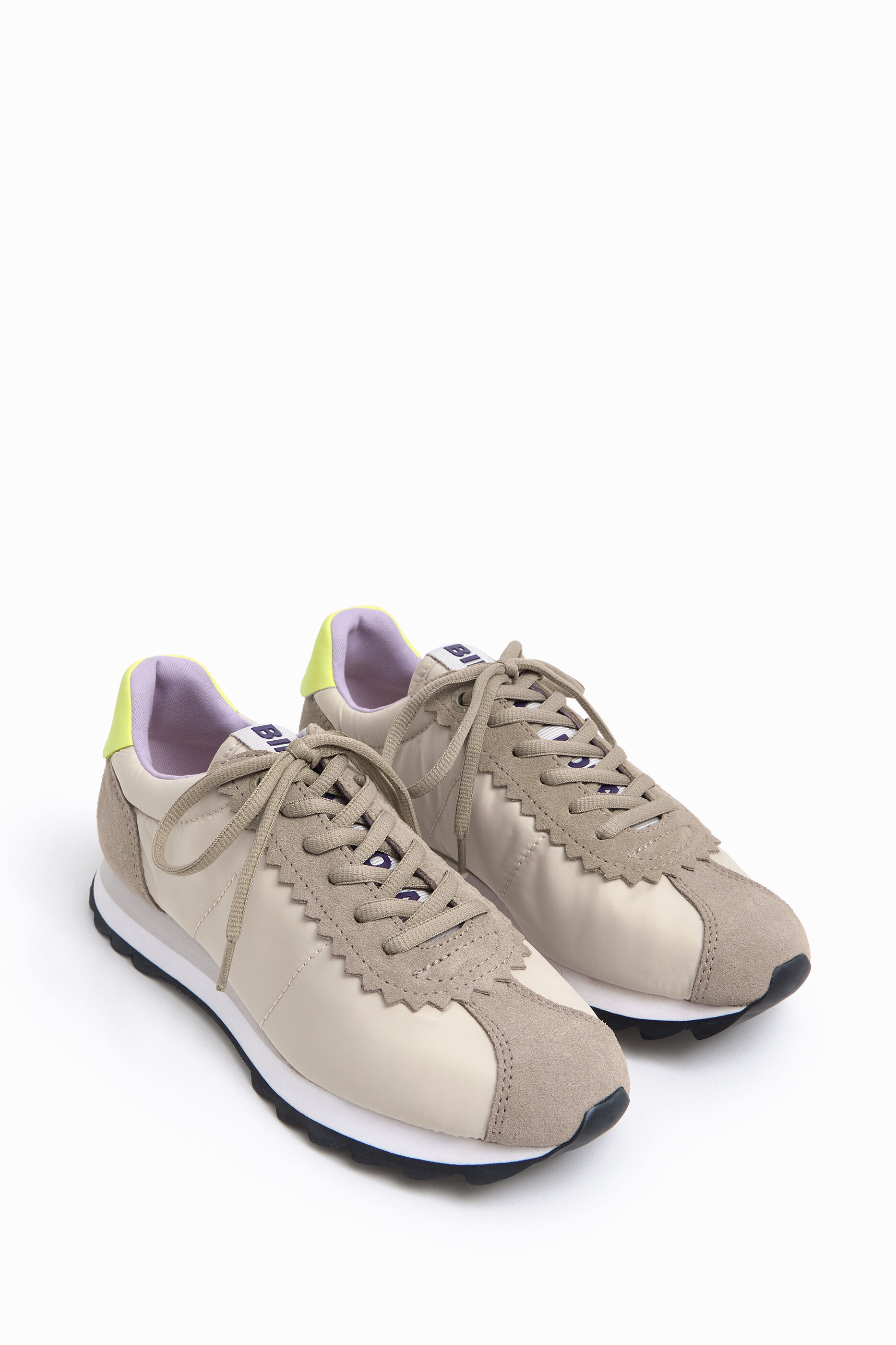 Sand retro sneaker