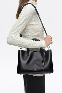 Bolso tote Chihuahua mediano piel negro