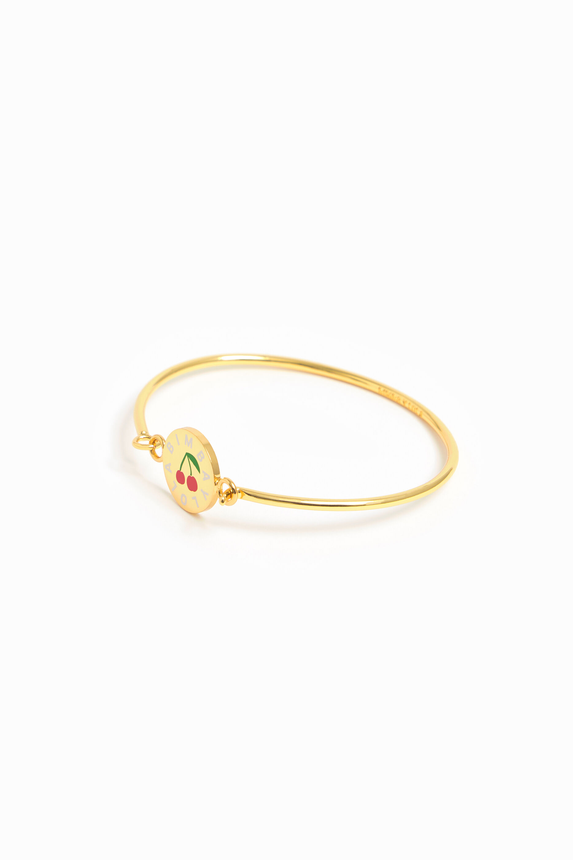 Pulsera rígida dorada