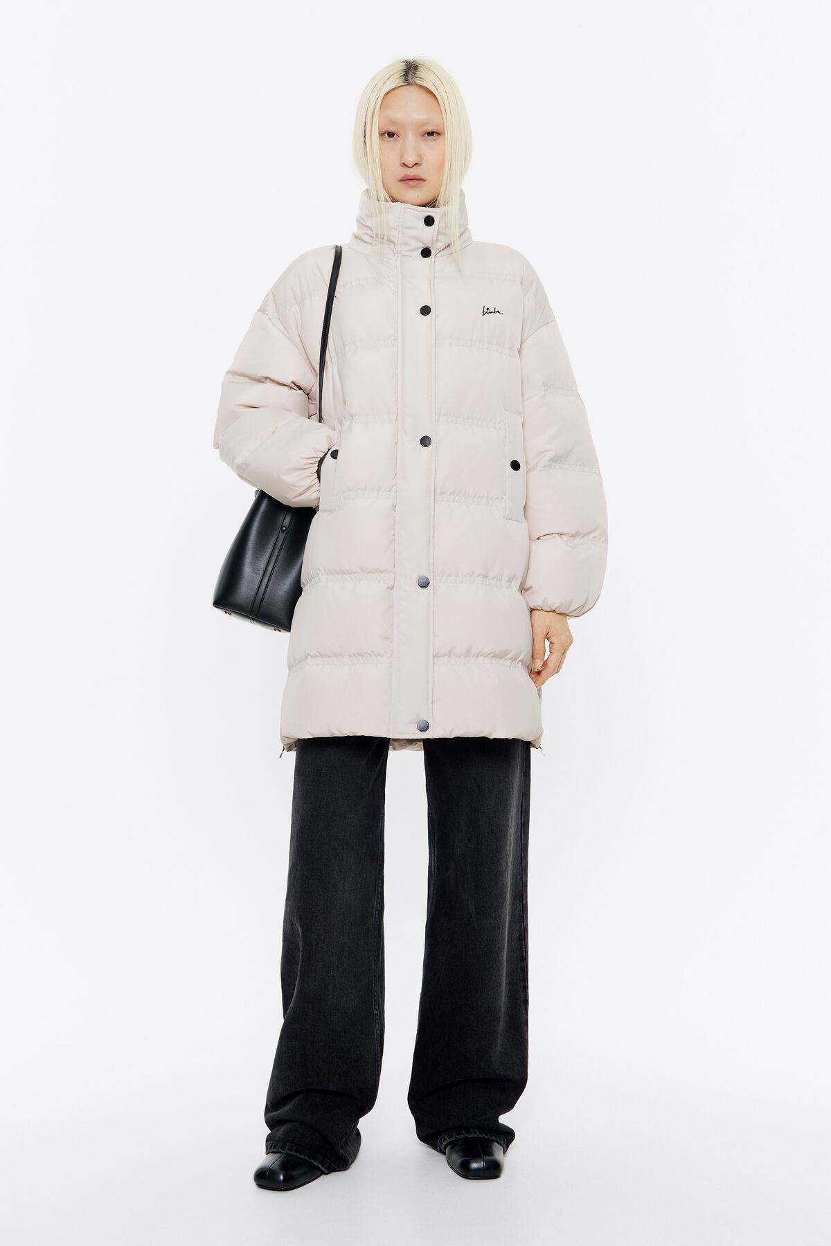 Abrigo Borrego Abrigos Bimba Y Lola Mujer Abrigo Bimba Y Lola Blanco  Abrigos De Bimba Y Lola