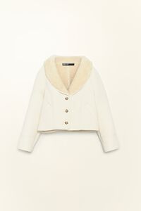 Chaqueta interior pelo marfil