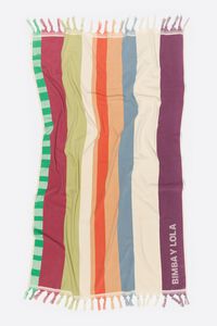 Toalla rayas multicolores