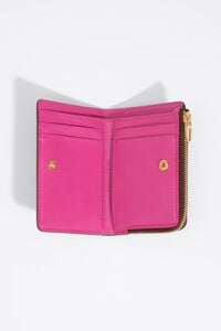 Cartera compacta piel tostado oscuro