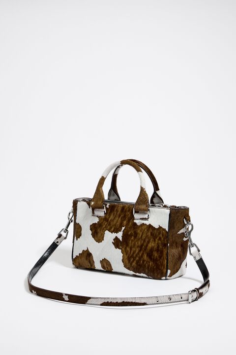 Repurposed LV Leopard pocket bag purse