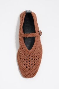Brown crochet ballerina