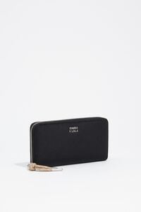 Billetera grande nylon negro