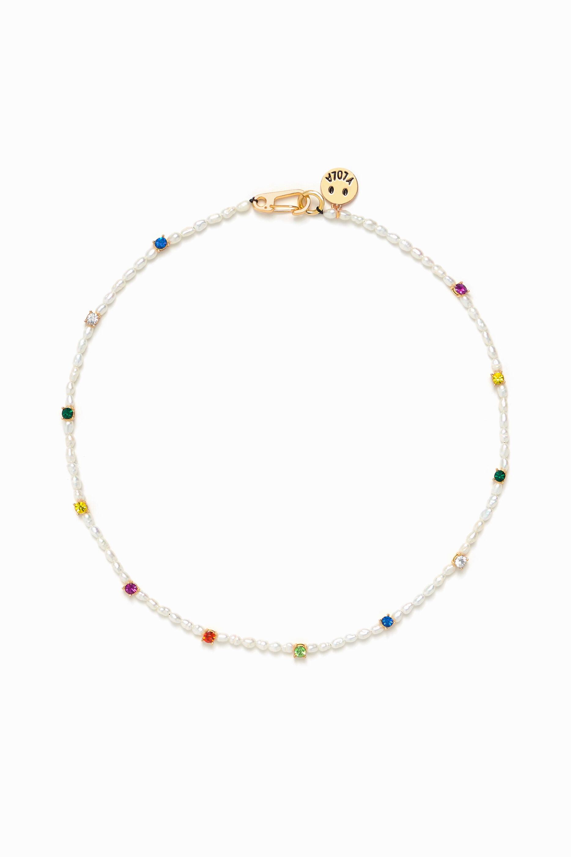 Collar corto perlas irregulares