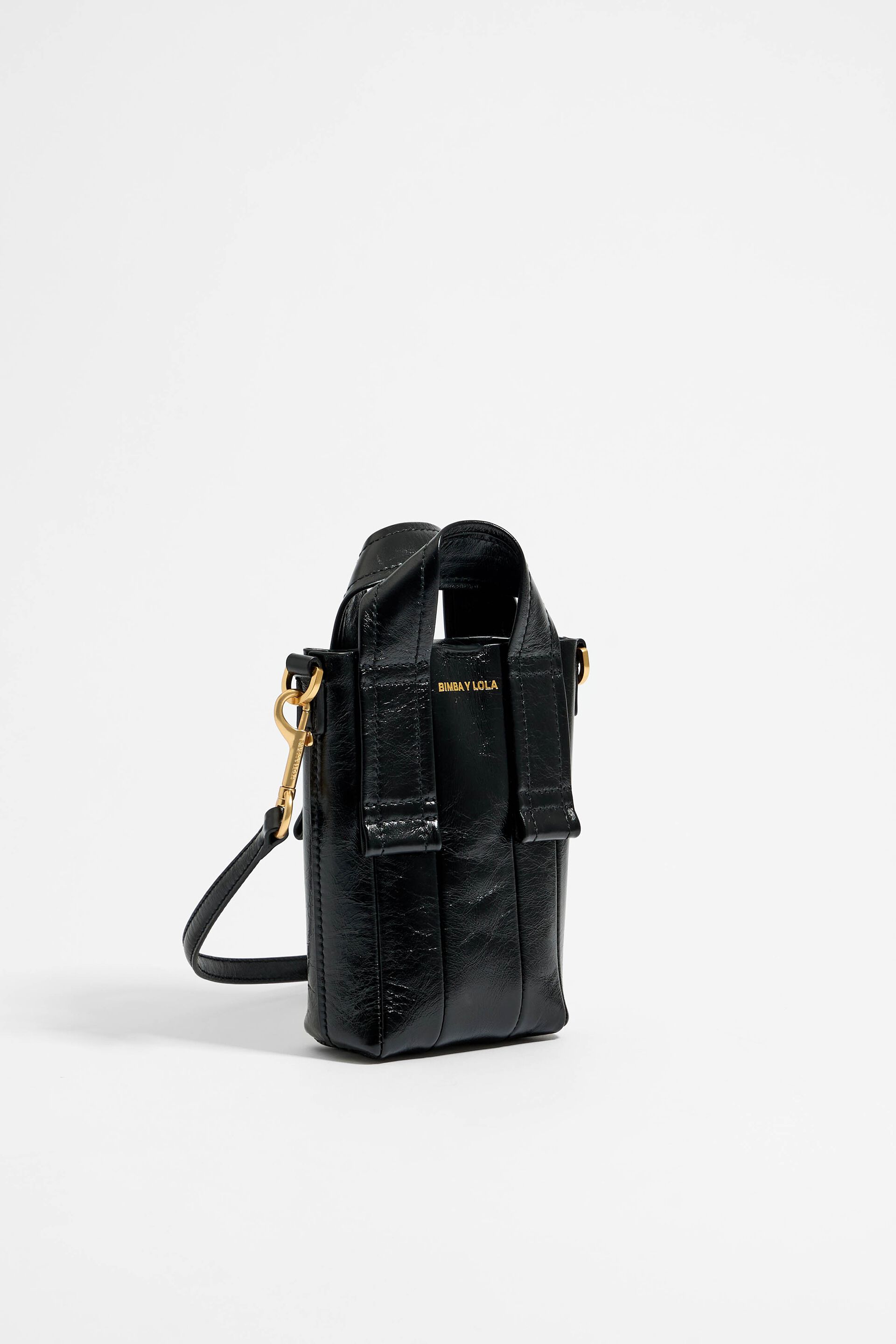 S black leather Pelota bag