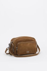 Bolso bandolera Pocket grande serraje oliva