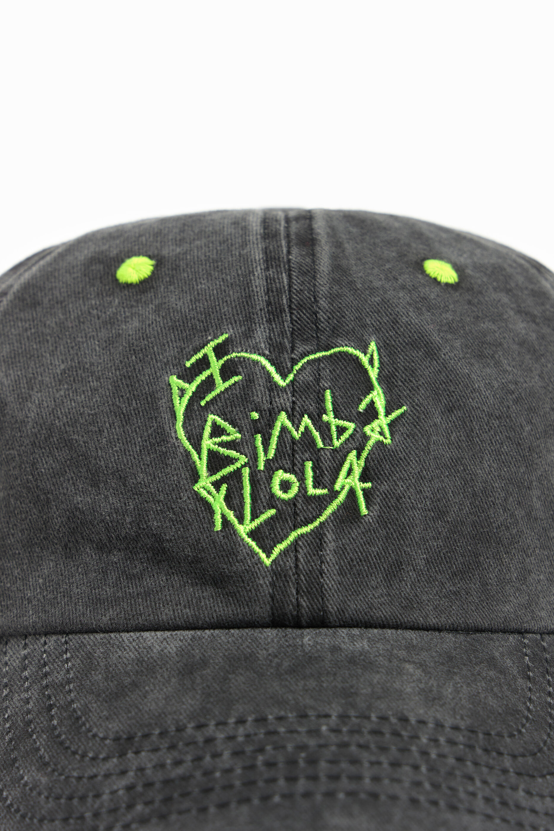 Grey heart logo cap